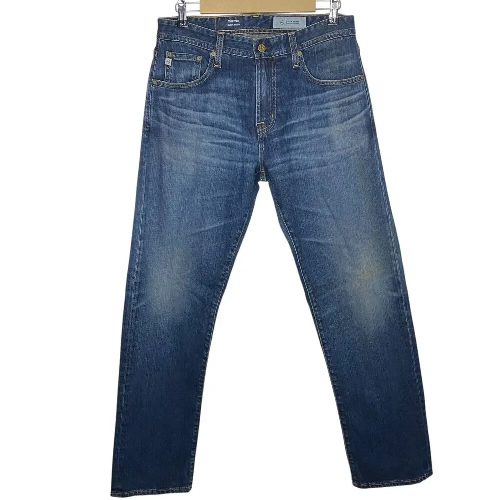 AG Adriano Goldschmied Ives Jeans Mens 32x32 Blue Modern Athletic Fit Denim NEW